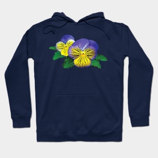 Pansies - Shy Little Pansy Hoodie